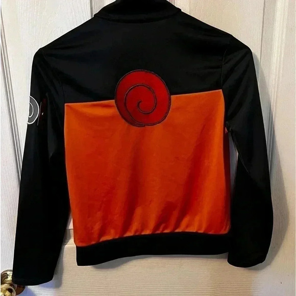 Naruto Shippuden Cosplay Spirit Halloween Full Zip Track Jacket Youth Medium - Picture 6 of 6